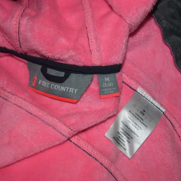 FREE COUNTRY Hood Softshell Girls Jacket Size M(5/6) - Picture 4 of 4